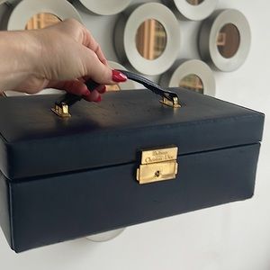 Christian Dior Travel leather tresor chest